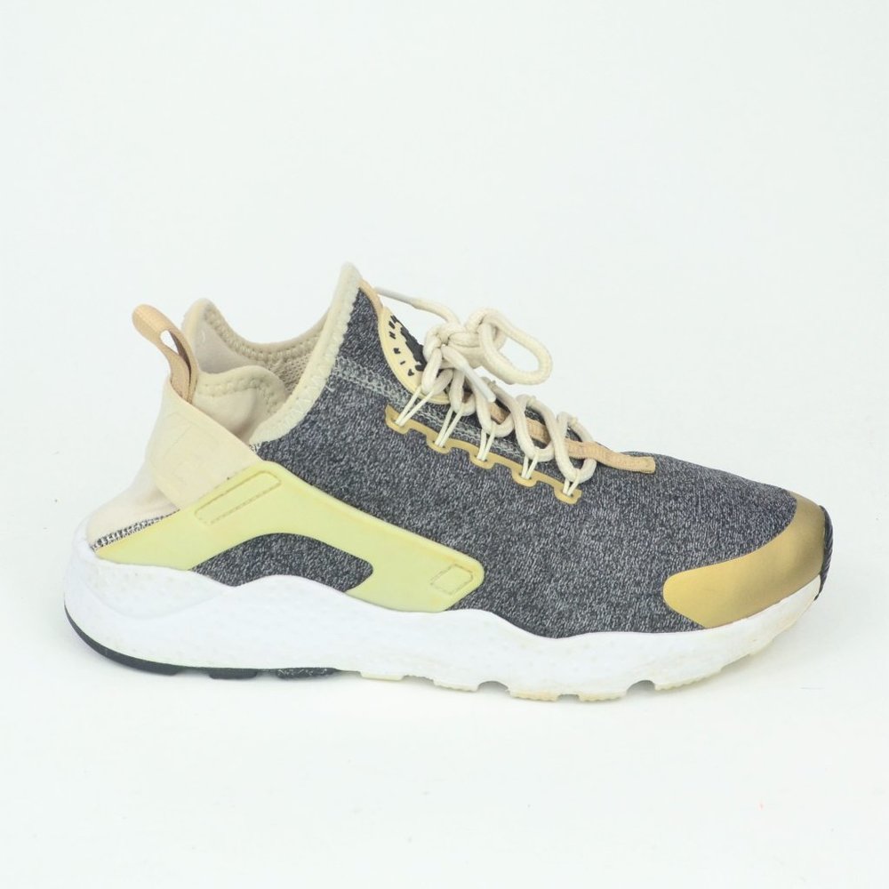 Nike Air Huarache Run Ultra SE Women's Size 7 Gray Running Sneakers 859516-102